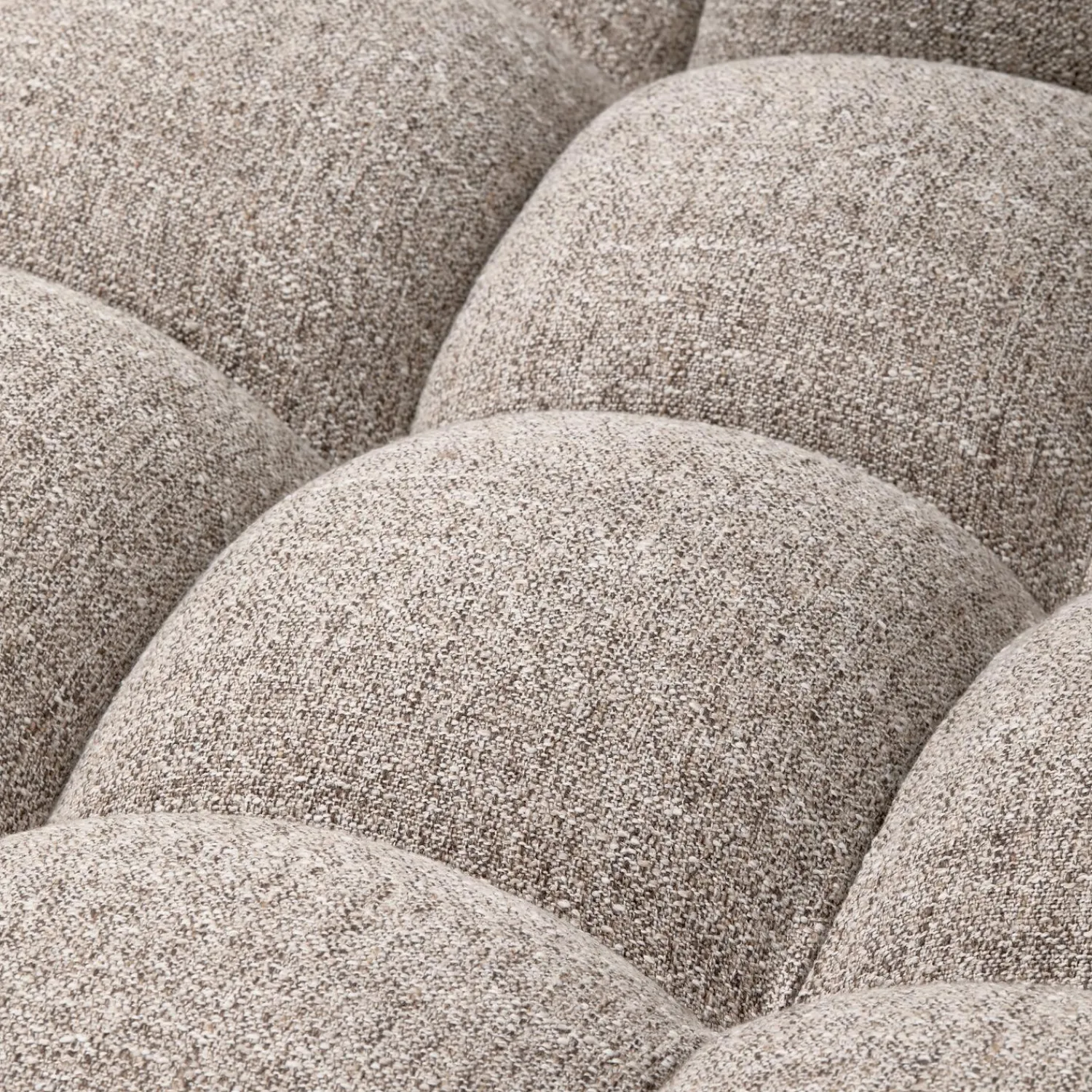 WOOOD Allure chaise longue links geweven stof Klei melange