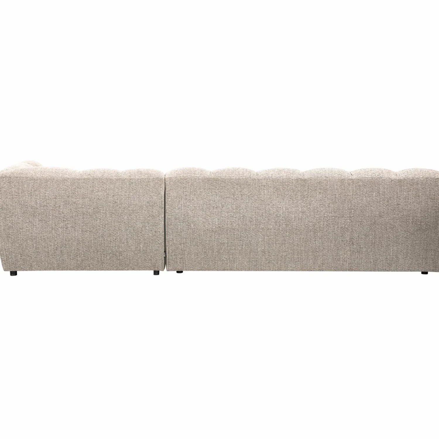 WOOOD Allure chaise longue rechts geweven stof Naturel melange