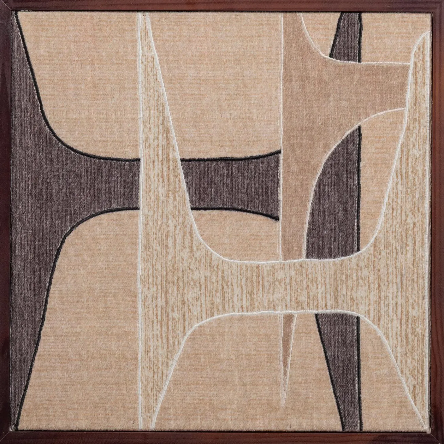 WOOOD Anno wanddeco naturel/bruin