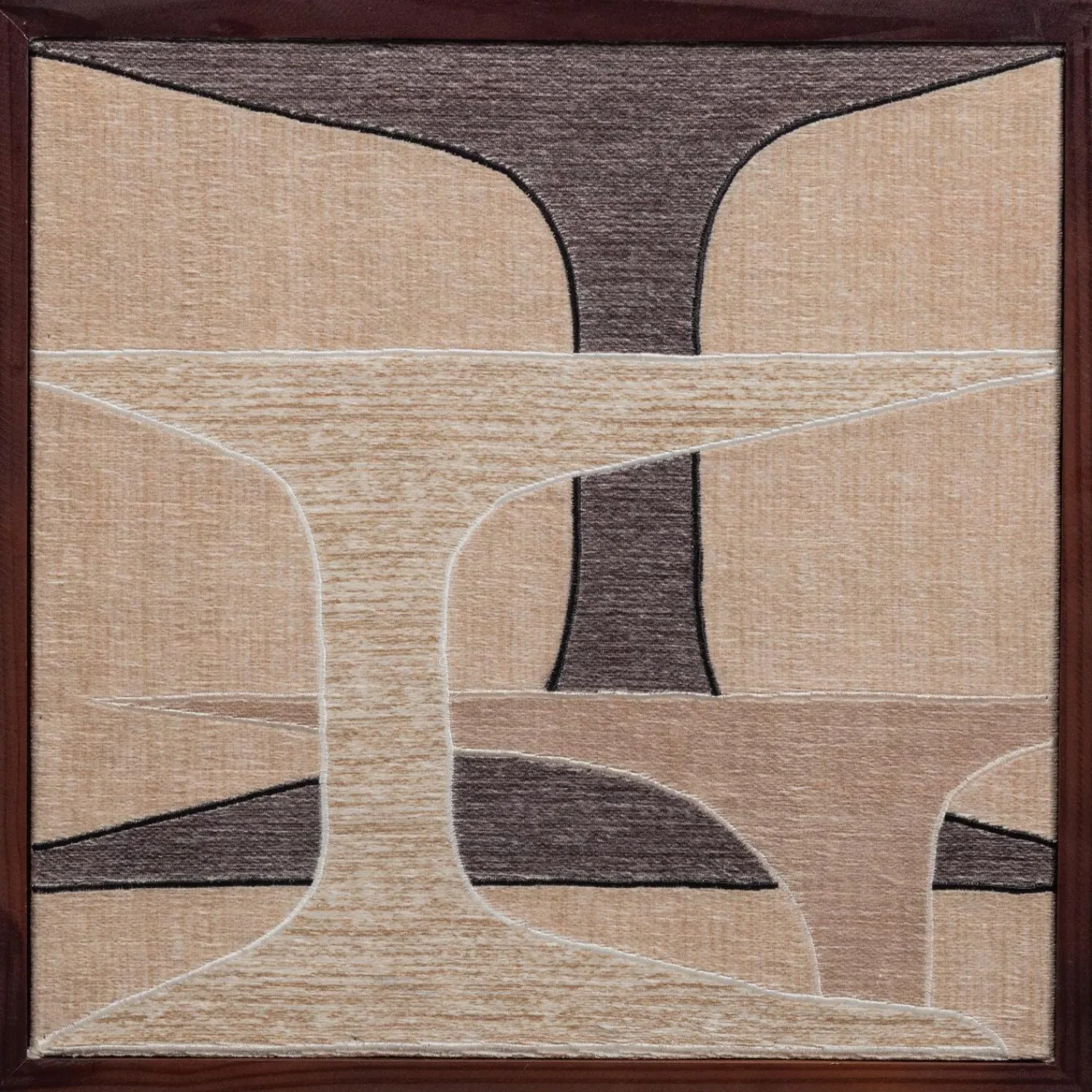 WOOOD Anno wanddeco naturel/bruin