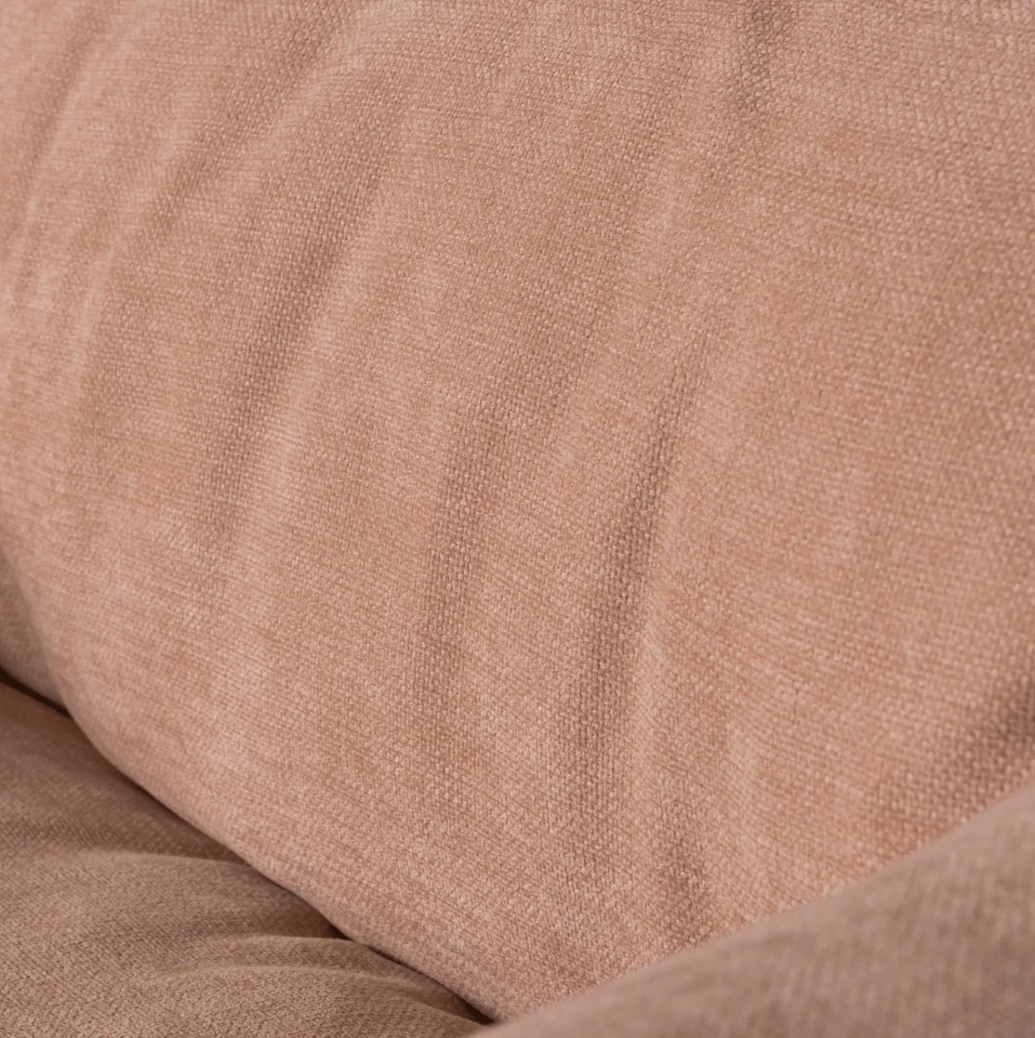 Hot WOOOD Baggy draaifauteuil geweven chenille oud roze Oudroze