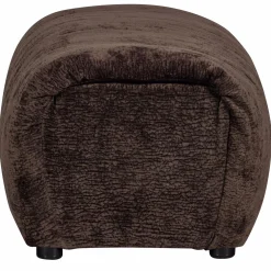 Discount WOOOD Baggy hocker 3D chenille Donkerbruin