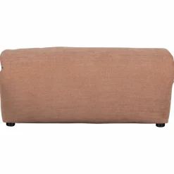 Best WOOOD Baggy hocker geweven chenille oud roze Oudroze