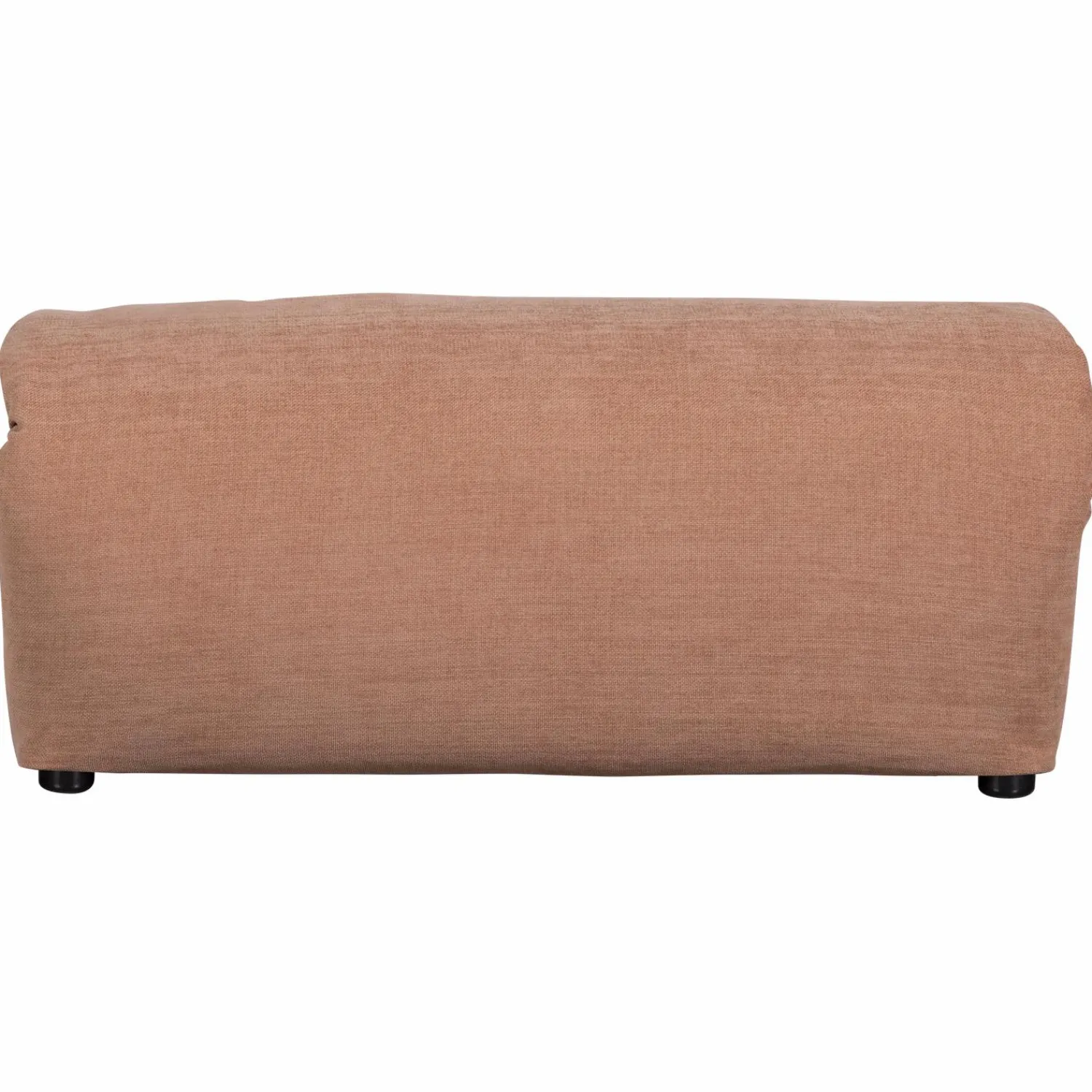 Best WOOOD Baggy hocker geweven chenille oud roze Oudroze