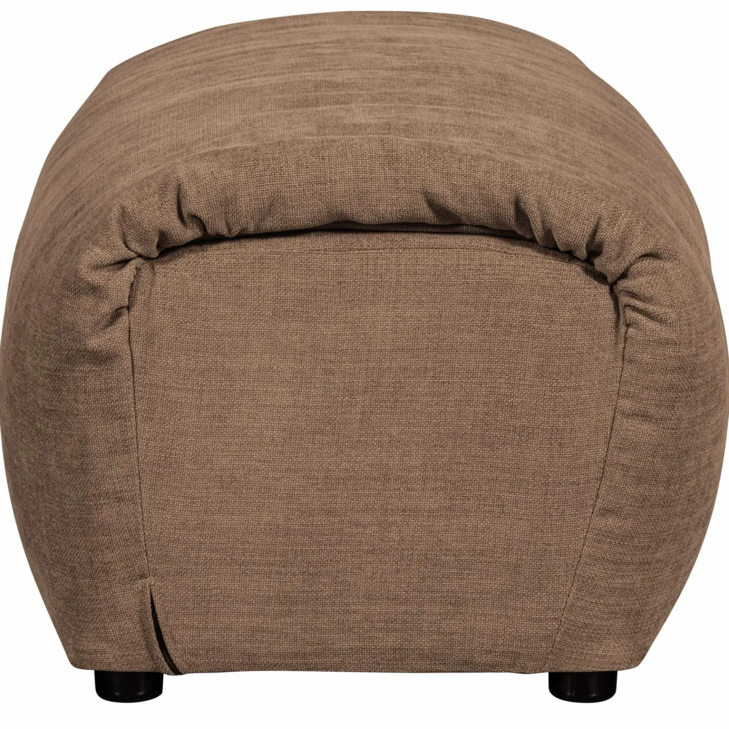 Best WOOOD Baggy hocker geweven chenille Bruin