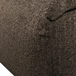 Online WOOOD Baggy hocker geweven stof warmgrijs melange Warm grijs melange