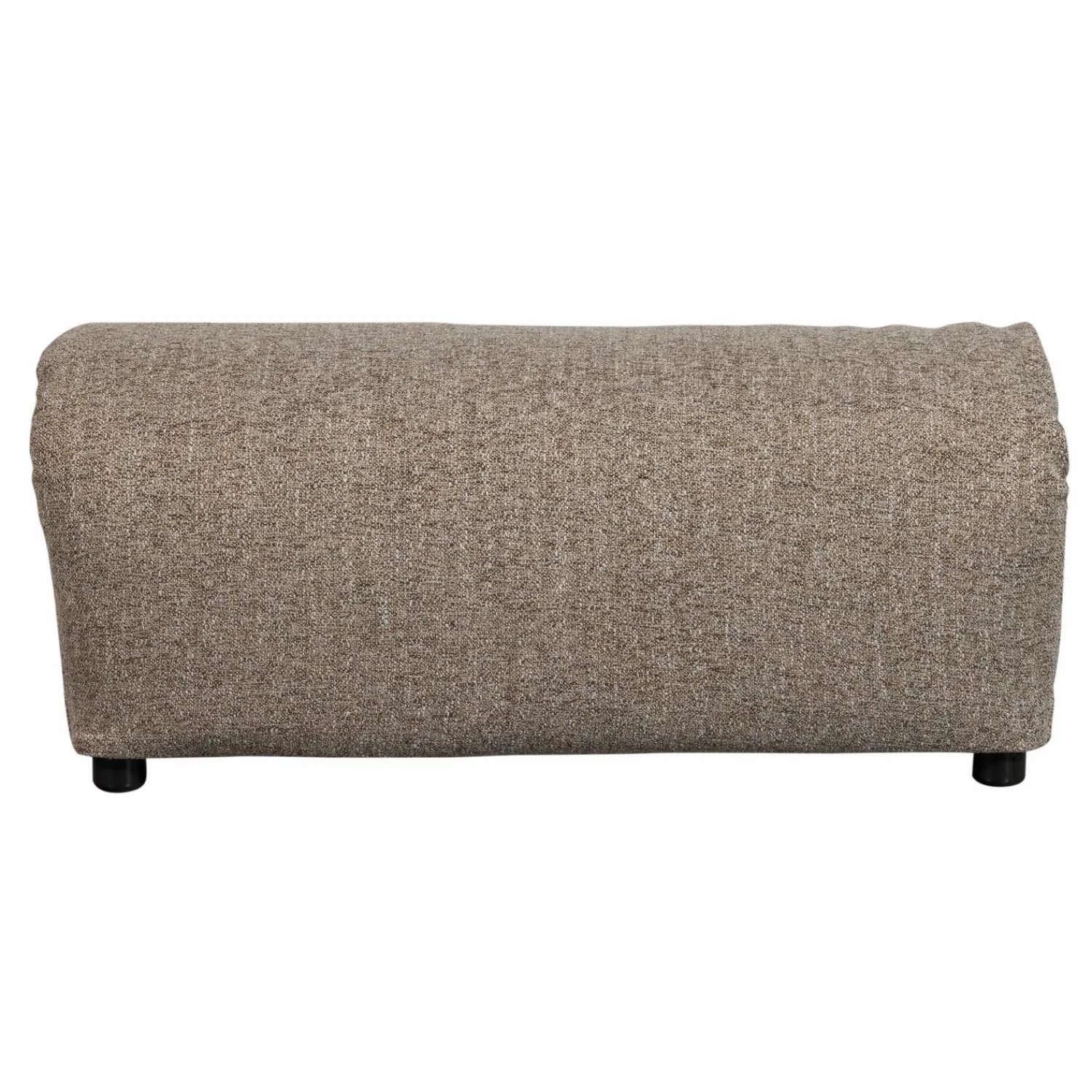 New WOOOD Baggy hocker geweven stof Bruin melange