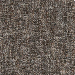 Clearance WOOOD Baggy hoekbank links geweven stof warmgrijs melange Warm grijs melange