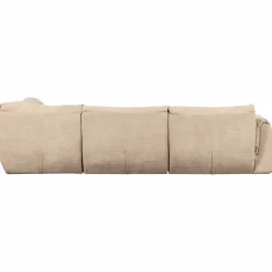 Online WOOOD Baggy hoekbank rechts geweven chenille Zand