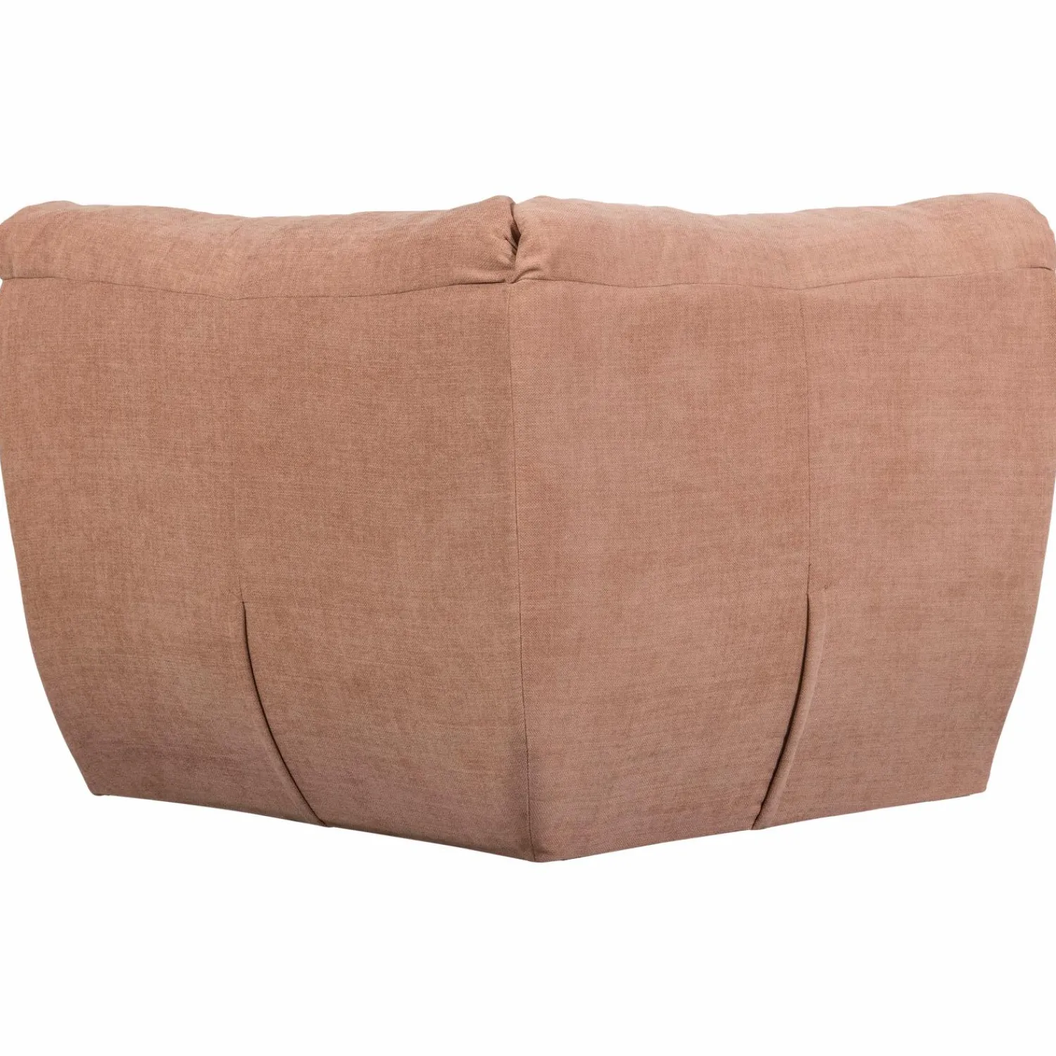 Best WOOOD Baggy hoekelement geweven chenille Oudroze