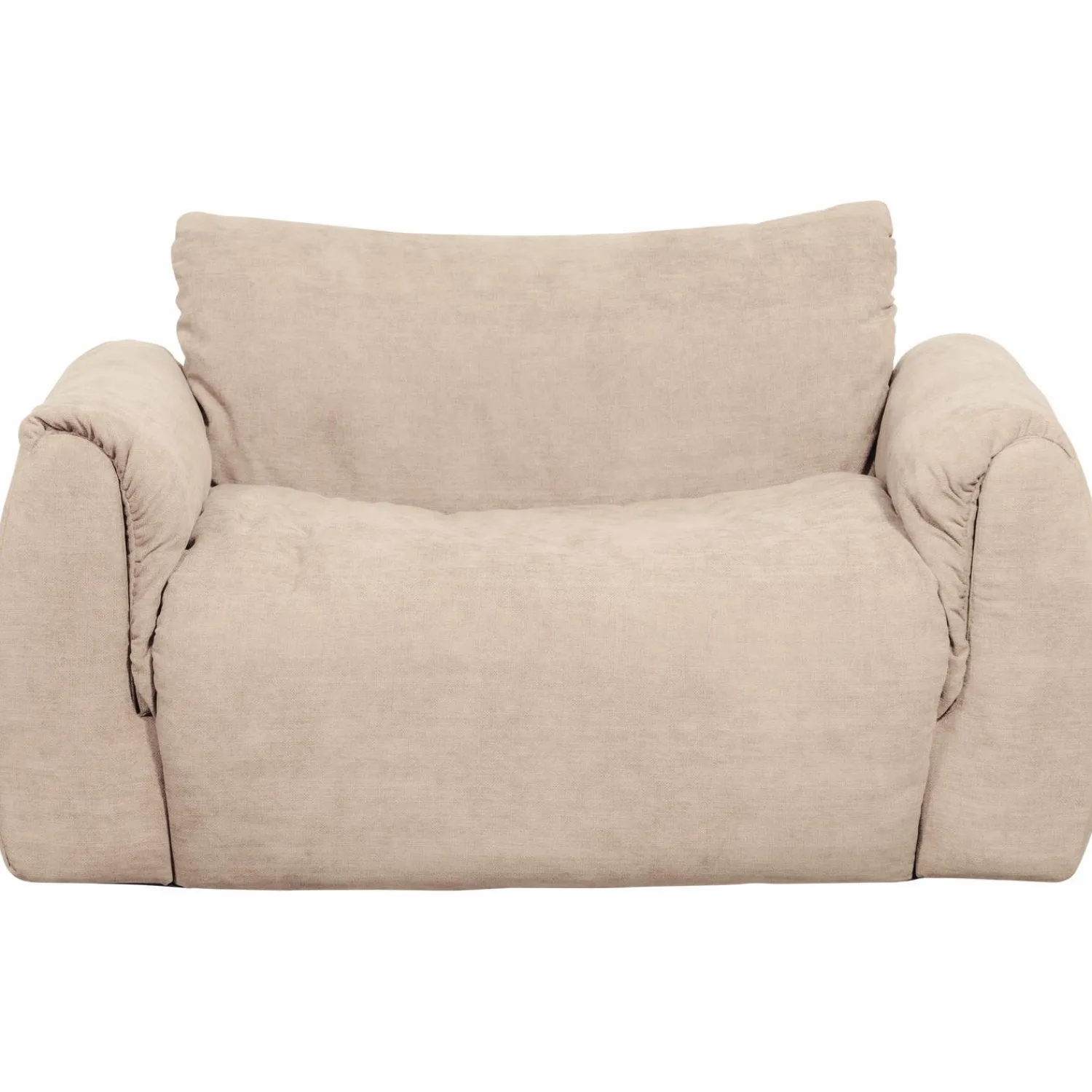 Sale WOOOD Baggy loveseat geweven chenille Zand