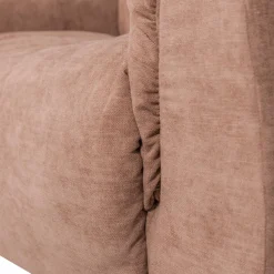 Online WOOOD Baggy loveseat geweven chenille oud roze Oudroze