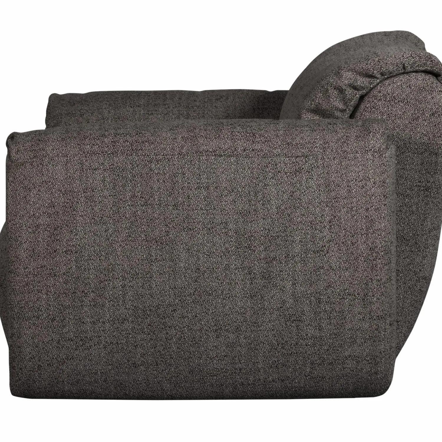 Best WOOOD Baggy loveseat geweven stof Warmgrijs melange
