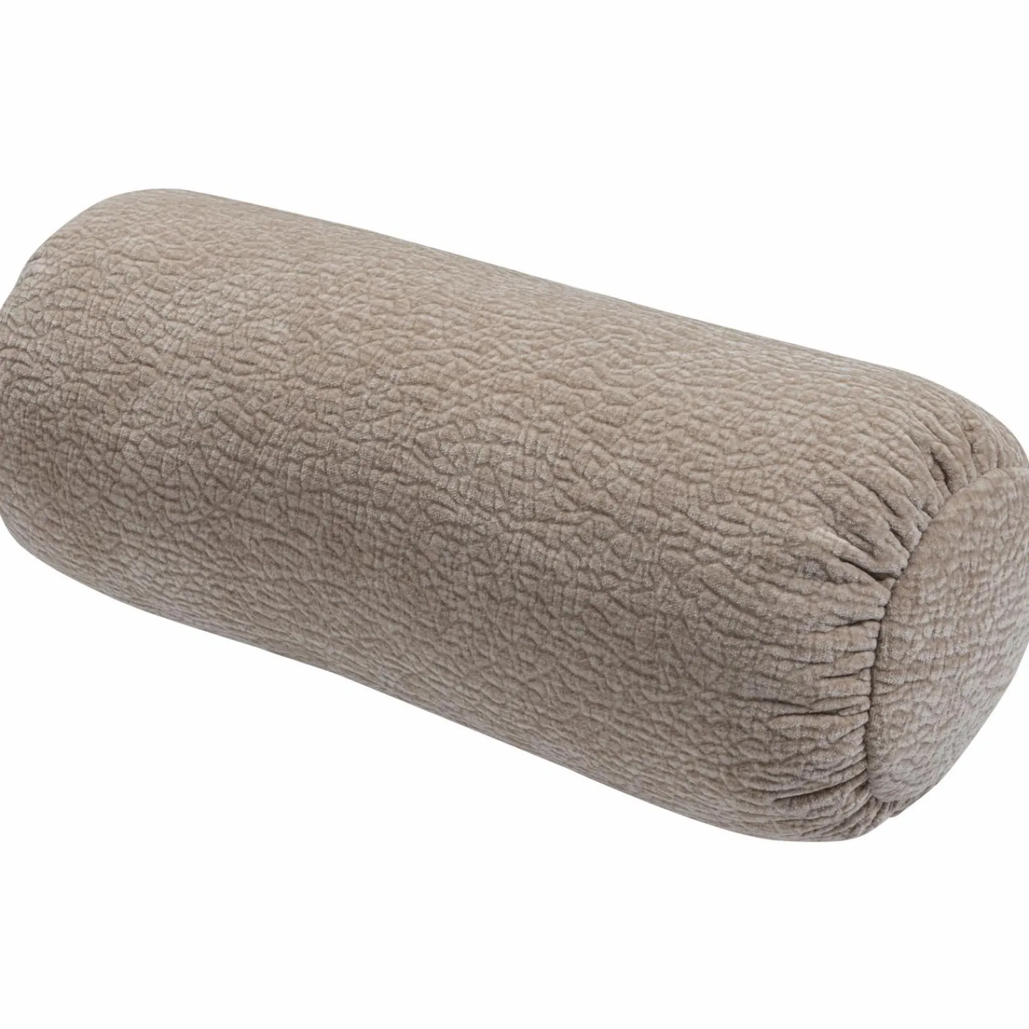 Sale WOOOD Baggy rolkussen 50xø23 cm 3D chenille Zand