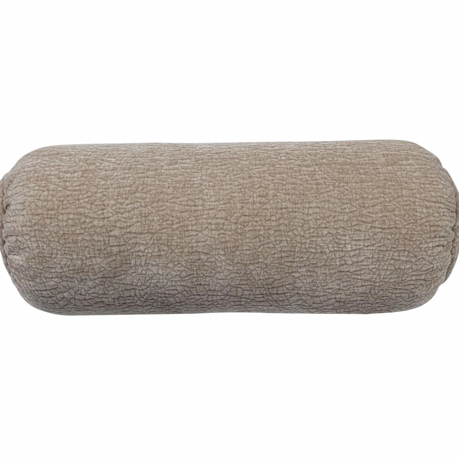 Sale WOOOD Baggy rolkussen 50xø23 cm 3D chenille Zand