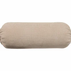 Online WOOOD Baggy rolkussen 50xø23 cm geweven chenille Zand