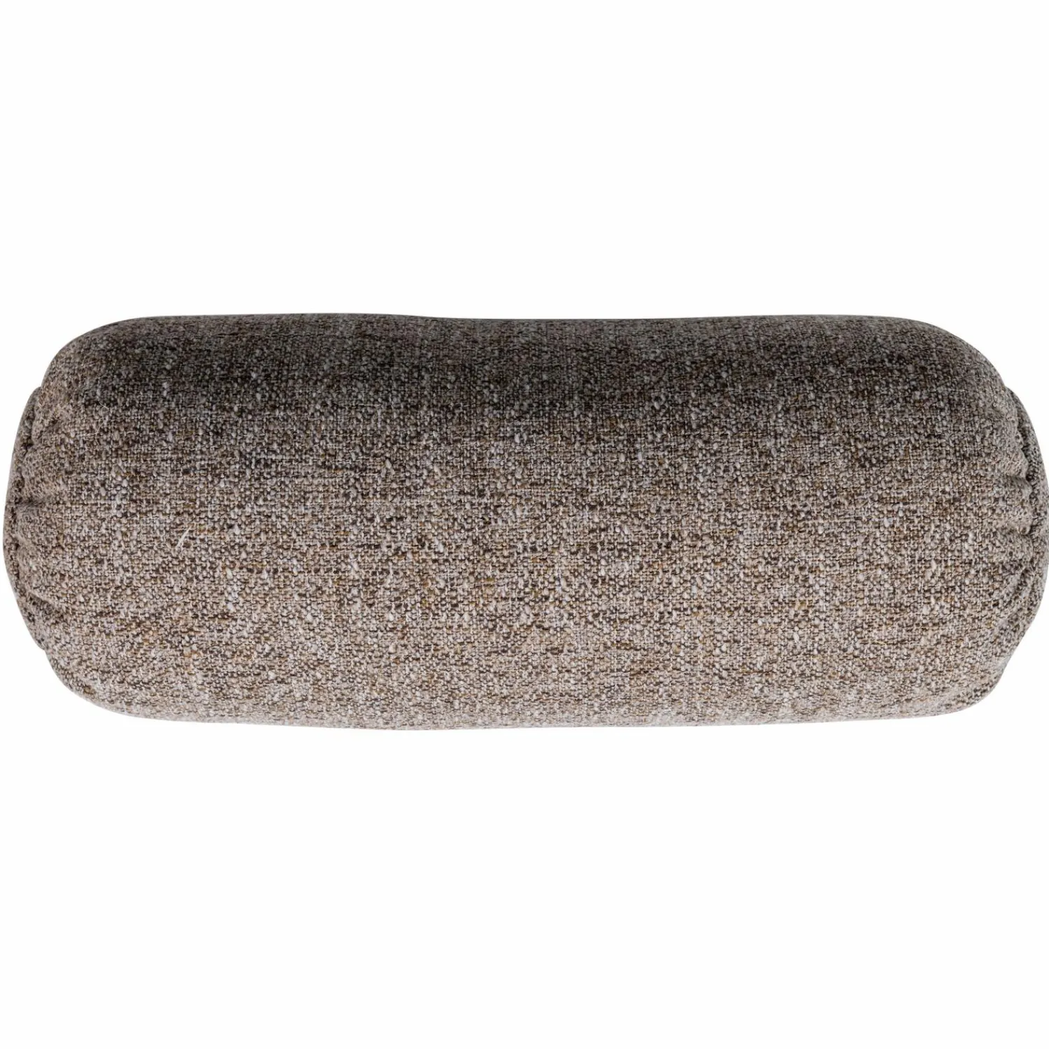 New WOOOD Baggy rolkussen 50xø23 cm geweven stof Bruin melange