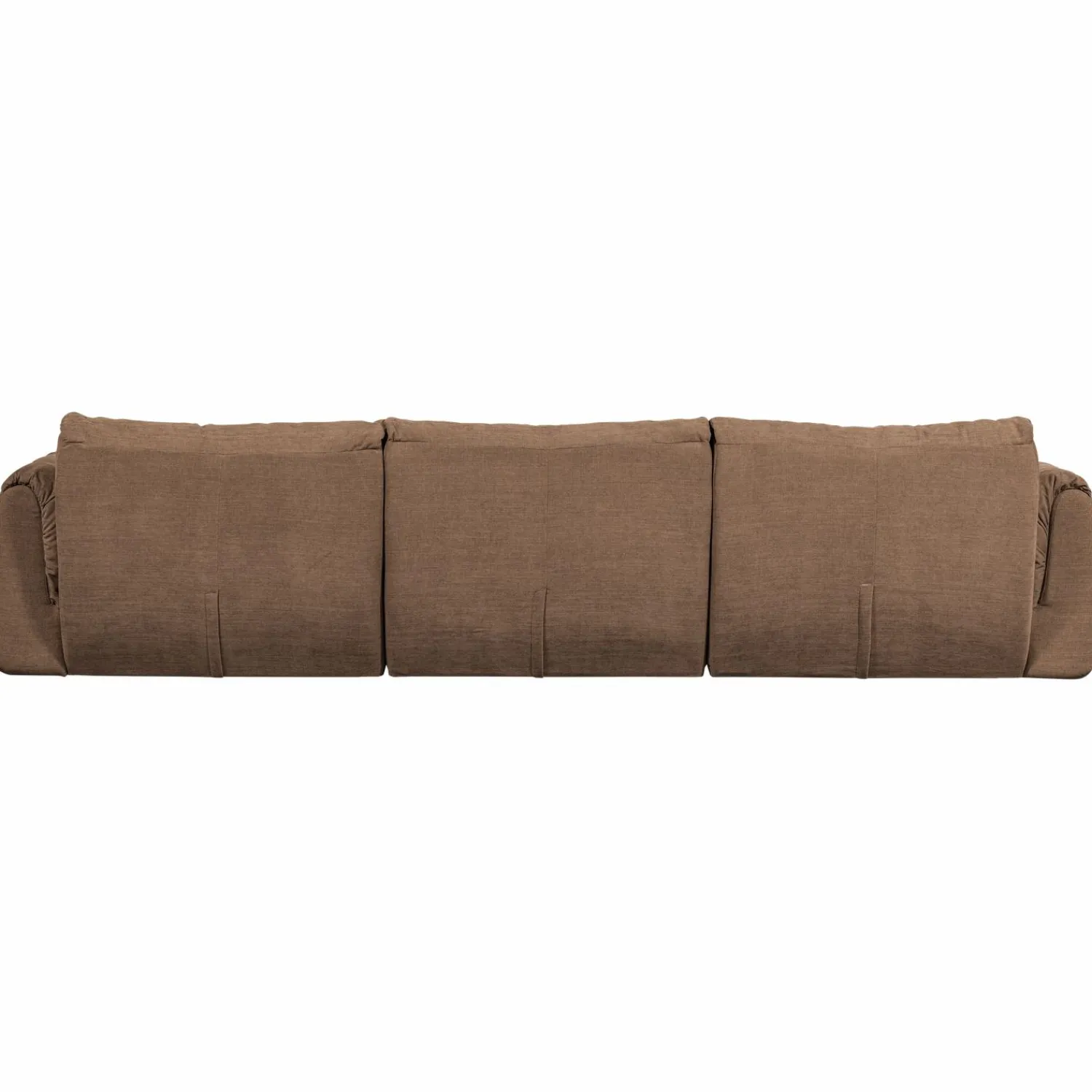Online WOOOD Baggy 3-zits bank geweven chenille Bruin