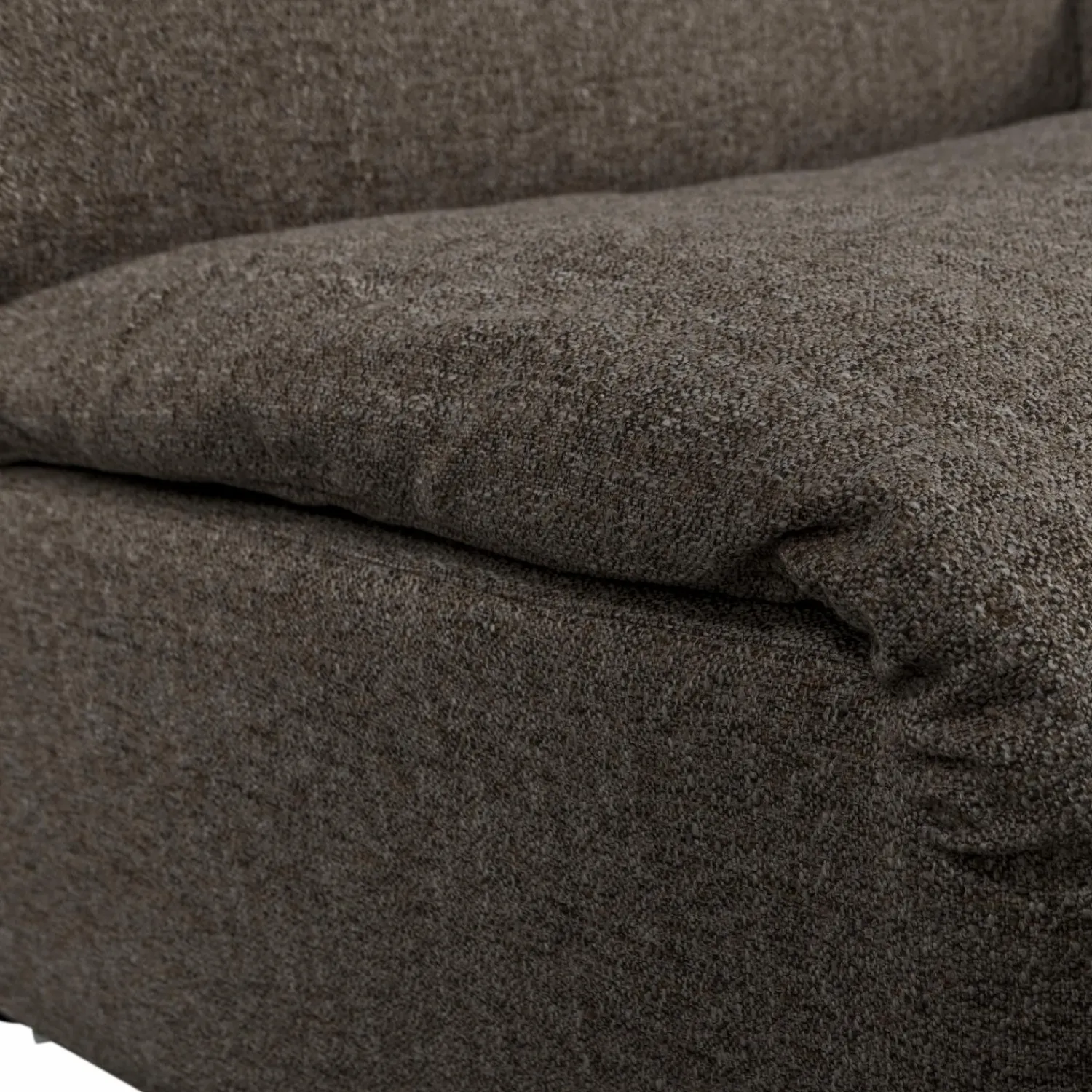 Online WOOOD Baggy 1-zits element met arm rechts warmgrijs melange Warm grijs melange