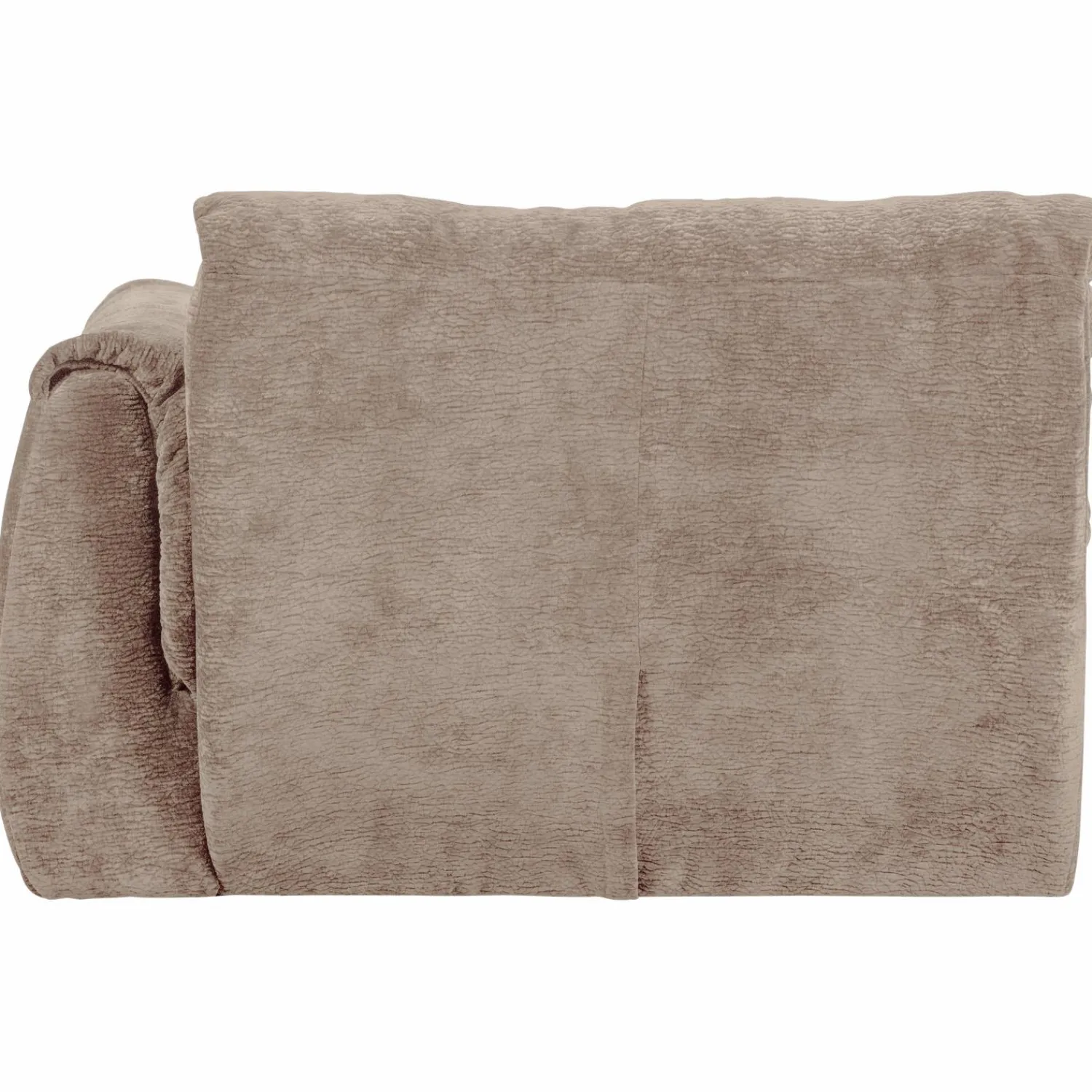 Outlet WOOOD Baggy 1-zits element met arm rechts 3D chenille Zand
