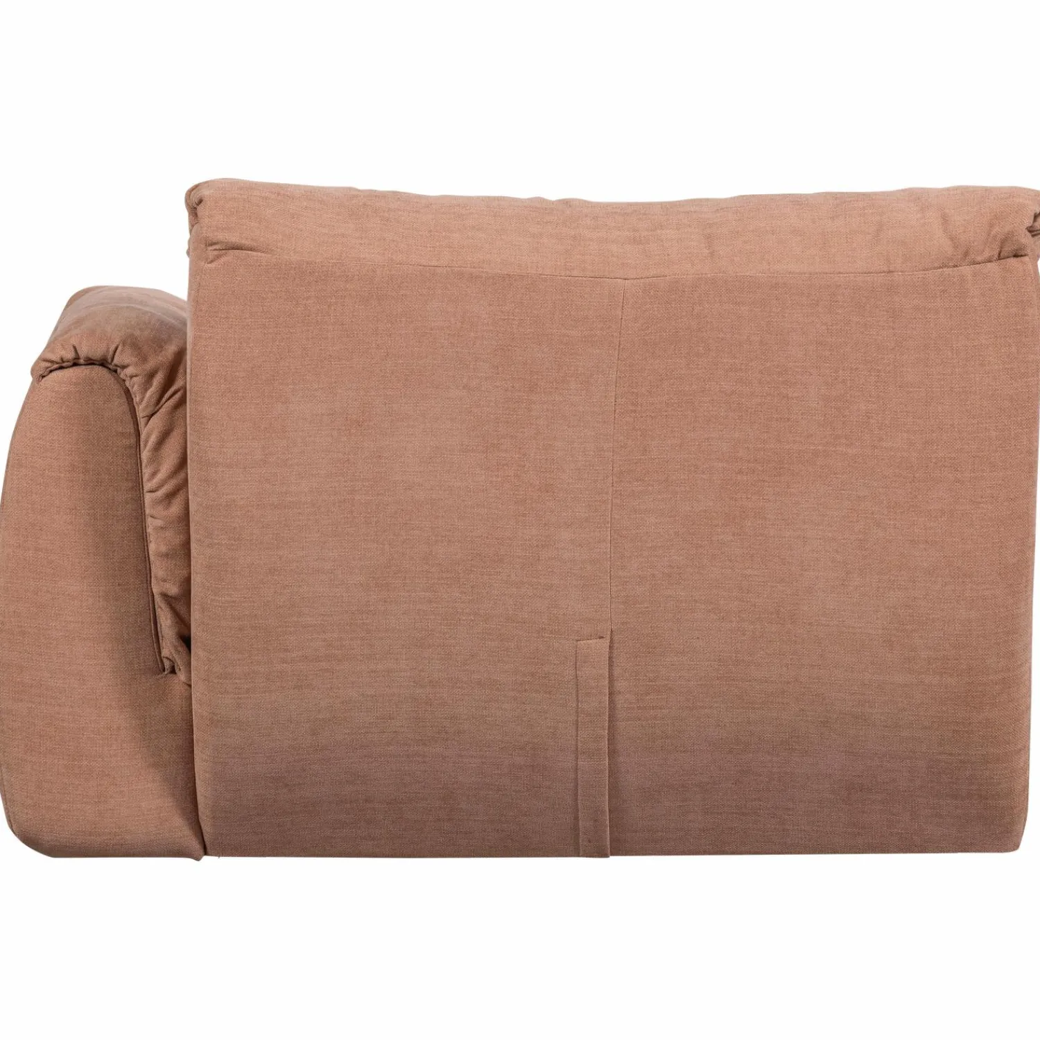 Outlet WOOOD Baggy 1-zits element met arm rechts geweven chenille Oudroze
