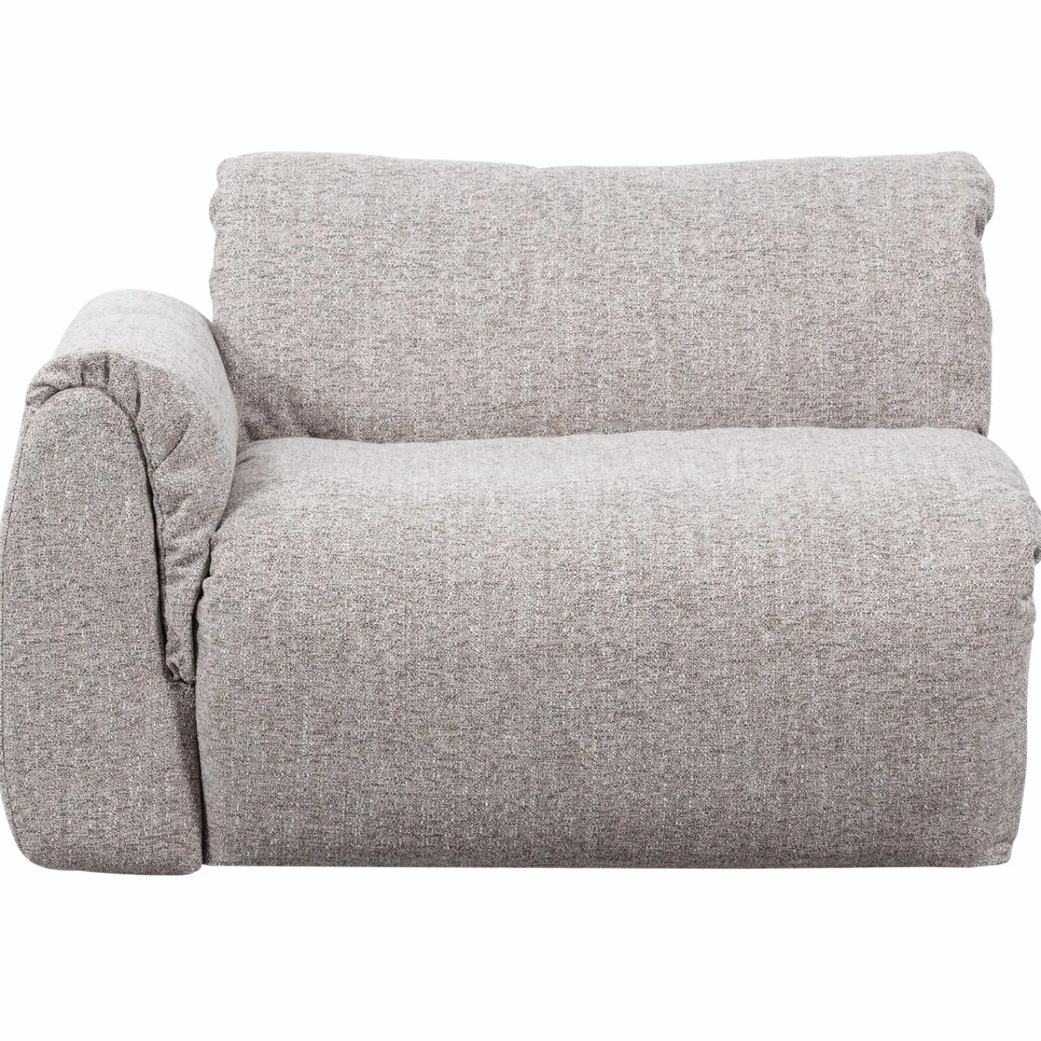 Hot WOOOD Baggy 1-zits element met arm links Naturel melange