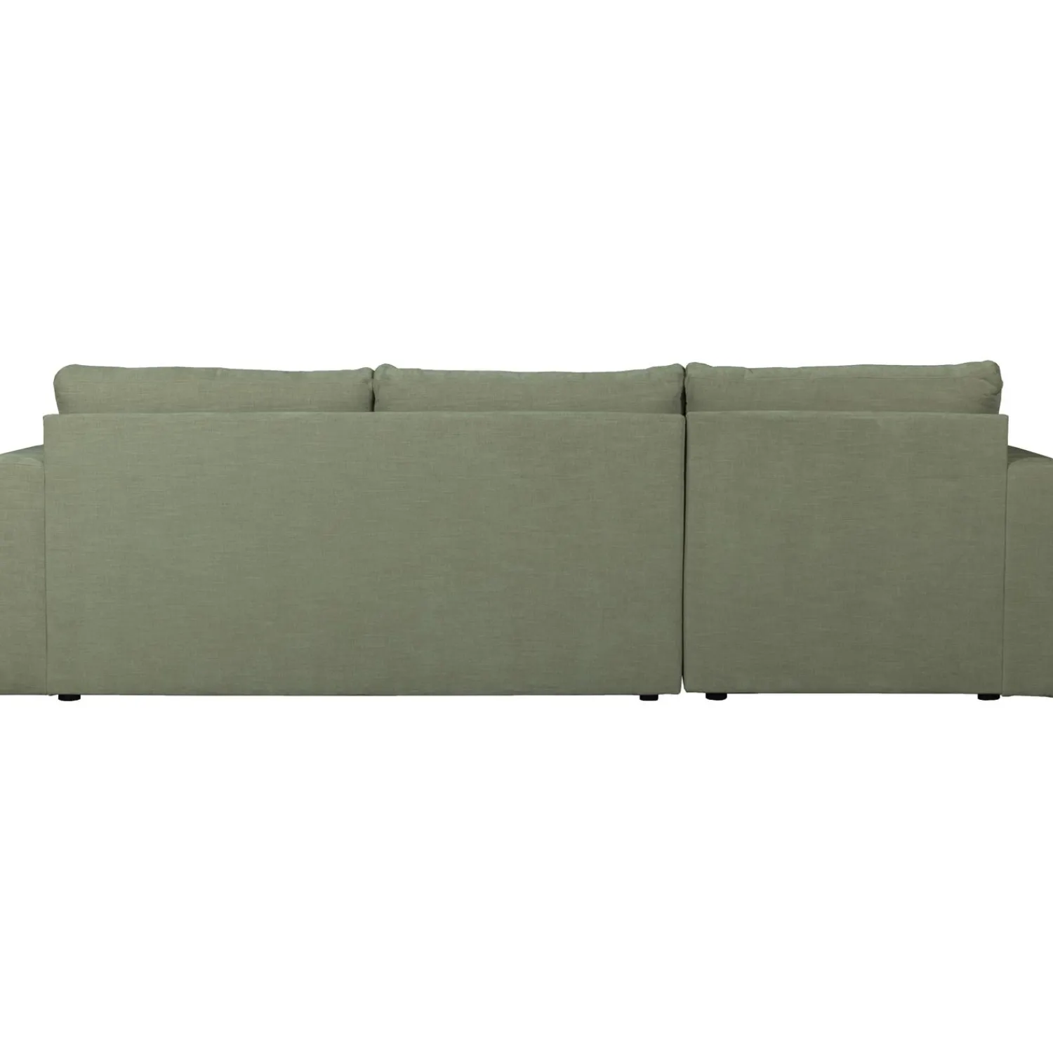Discount WOOOD Bar chaise longue geweven stof links Groen