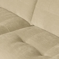 WOOOD Bar chaise longue geweven stof links Zand