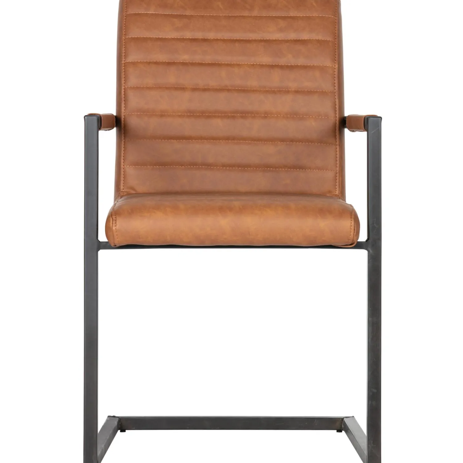 Online WOOOD Bas eetkamerstoel pu Cognac