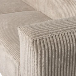 Best WOOOD Bean chaise longue bank links ribstof travertin