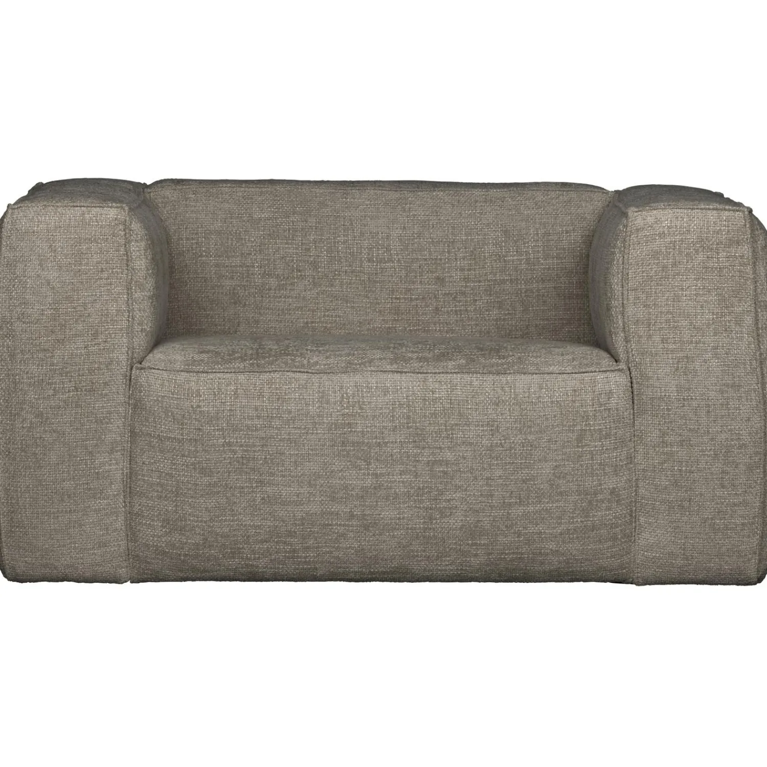 Outlet WOOOD Bean fauteuil grove melange stof Travertin