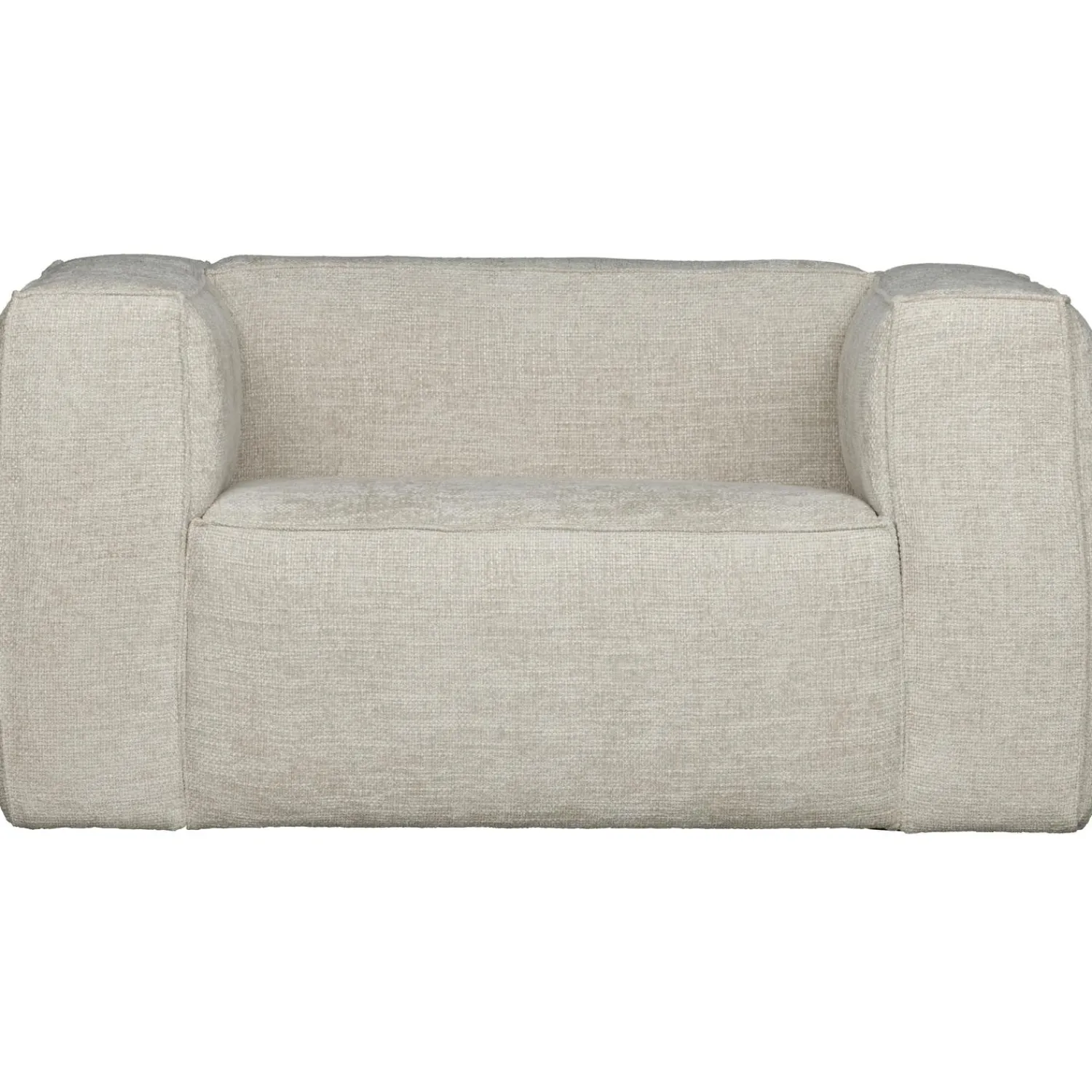 Hot WOOOD Bean fauteuil grove melange stof Naturel