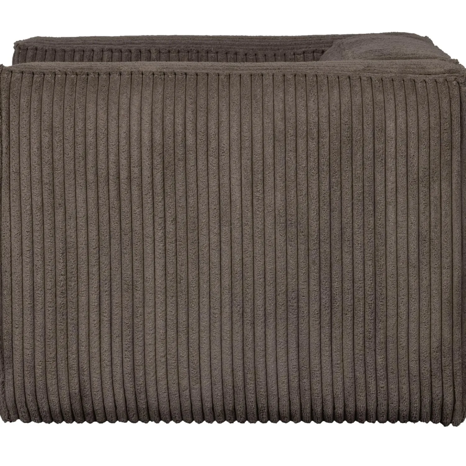 New WOOOD Bean fauteuil ribstof Mud