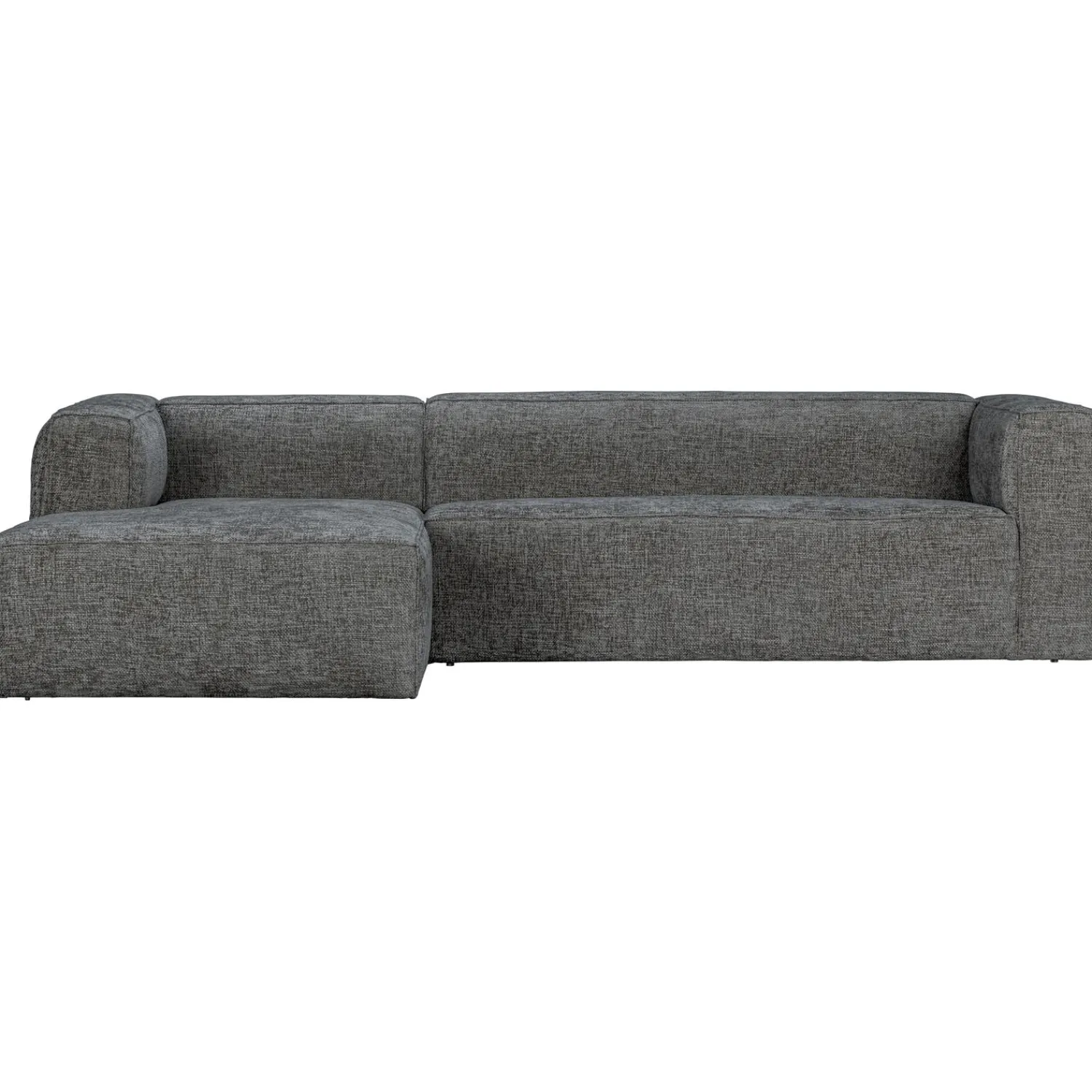 Online WOOOD Bean hoekbank links grove melange stof Terrazzo