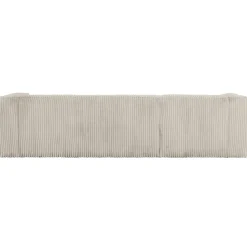 Discount WOOOD Bean hoekbank links ribstof Naturel