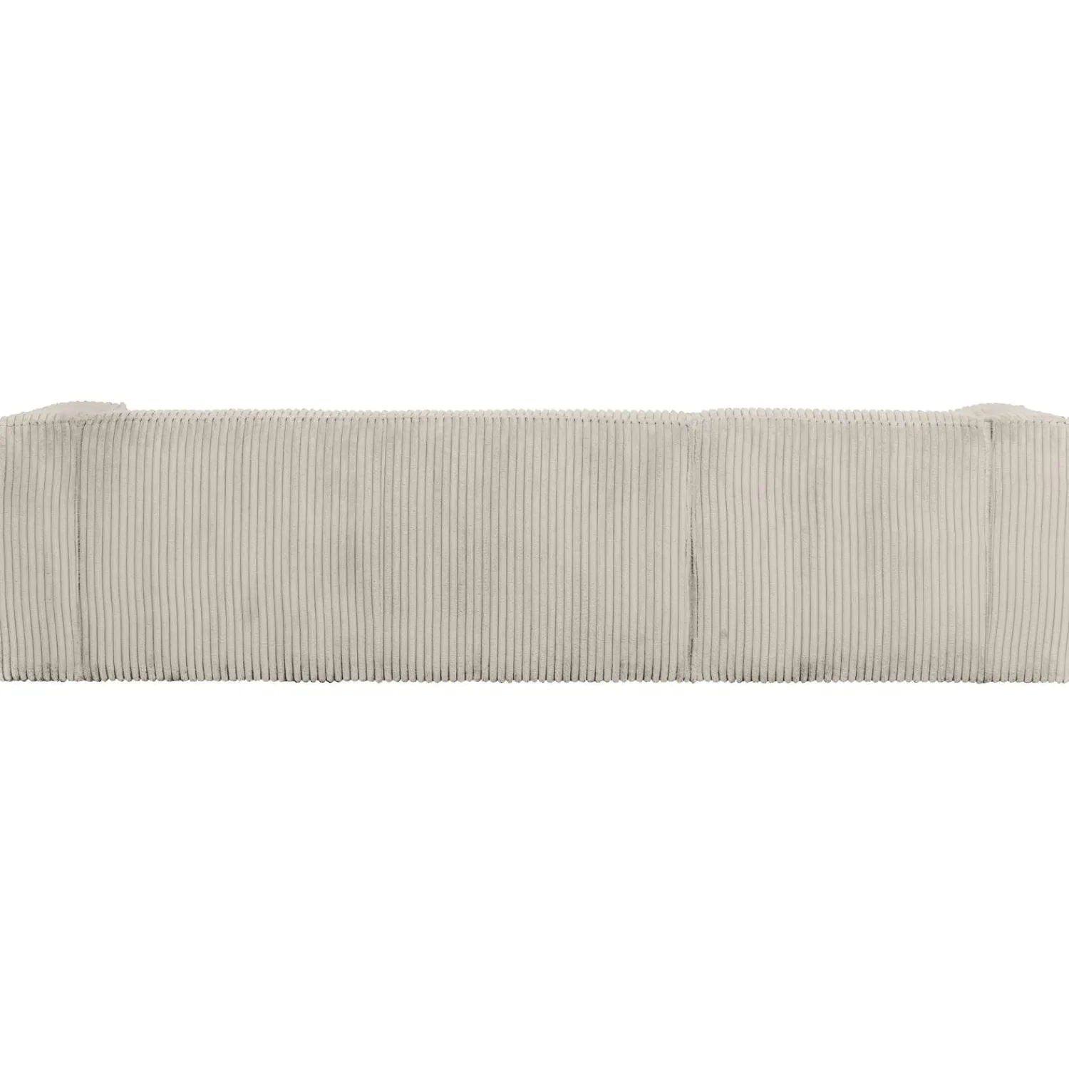 Discount WOOOD Bean hoekbank links ribstof Naturel