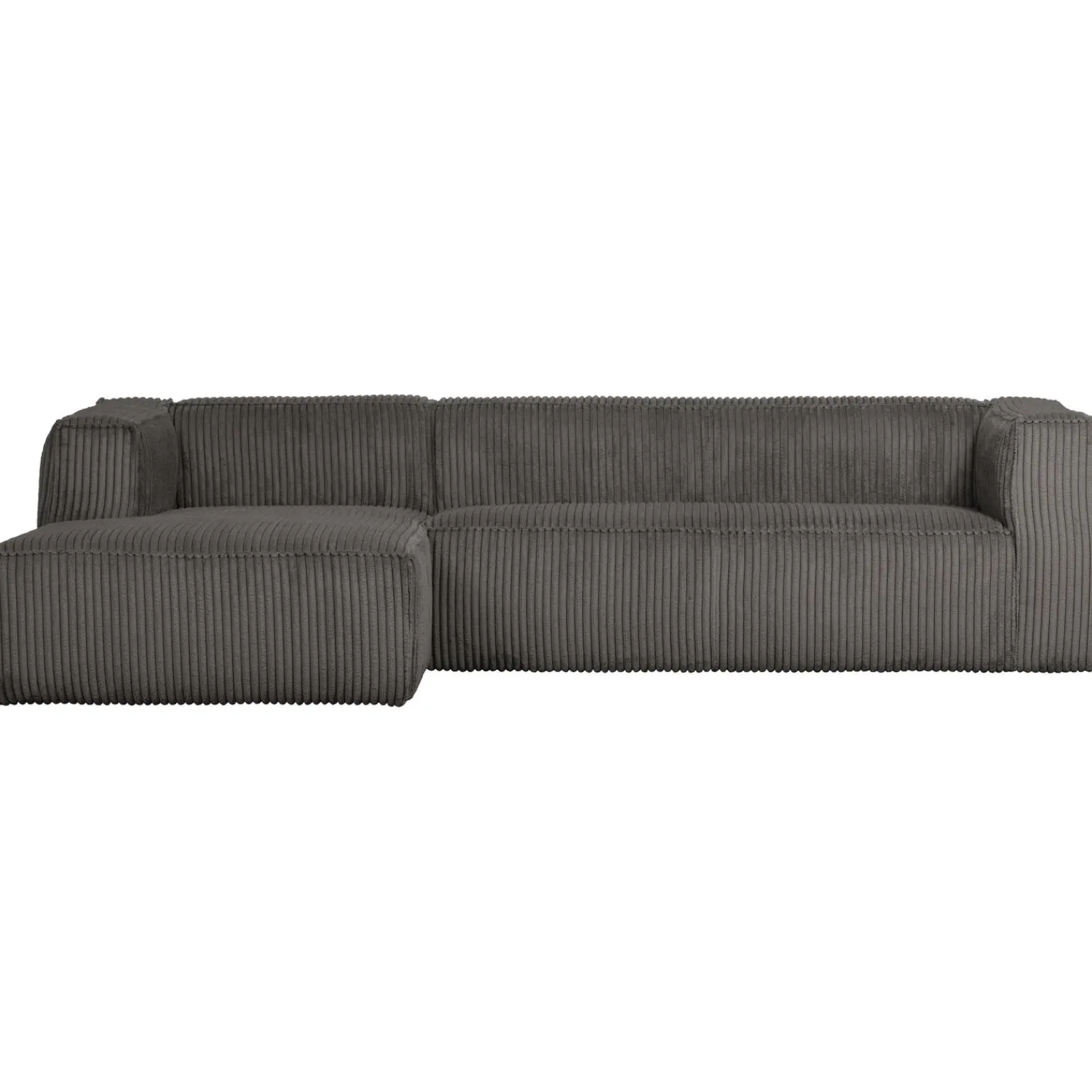 Sale WOOOD Bean hoekbank links ribstof Terrazzo