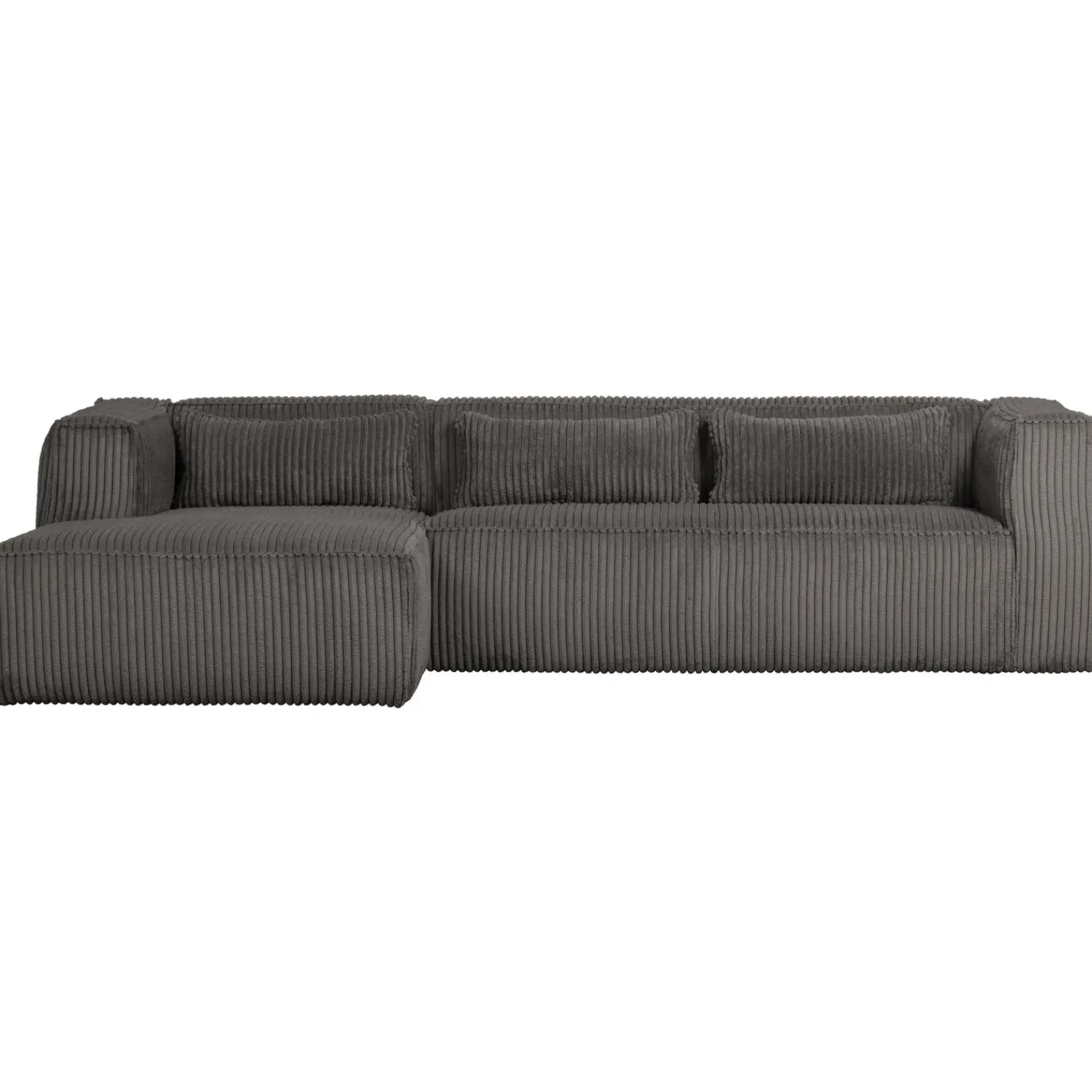 Sale WOOOD Bean hoekbank links ribstof Terrazzo