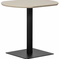 WOOOD Bistro vierkante buisvoet metaal matzwart 72x50x50 cm