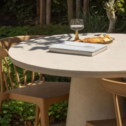 Clearance WOOOD Bliss tuinstoel met spijlen Karamel melange