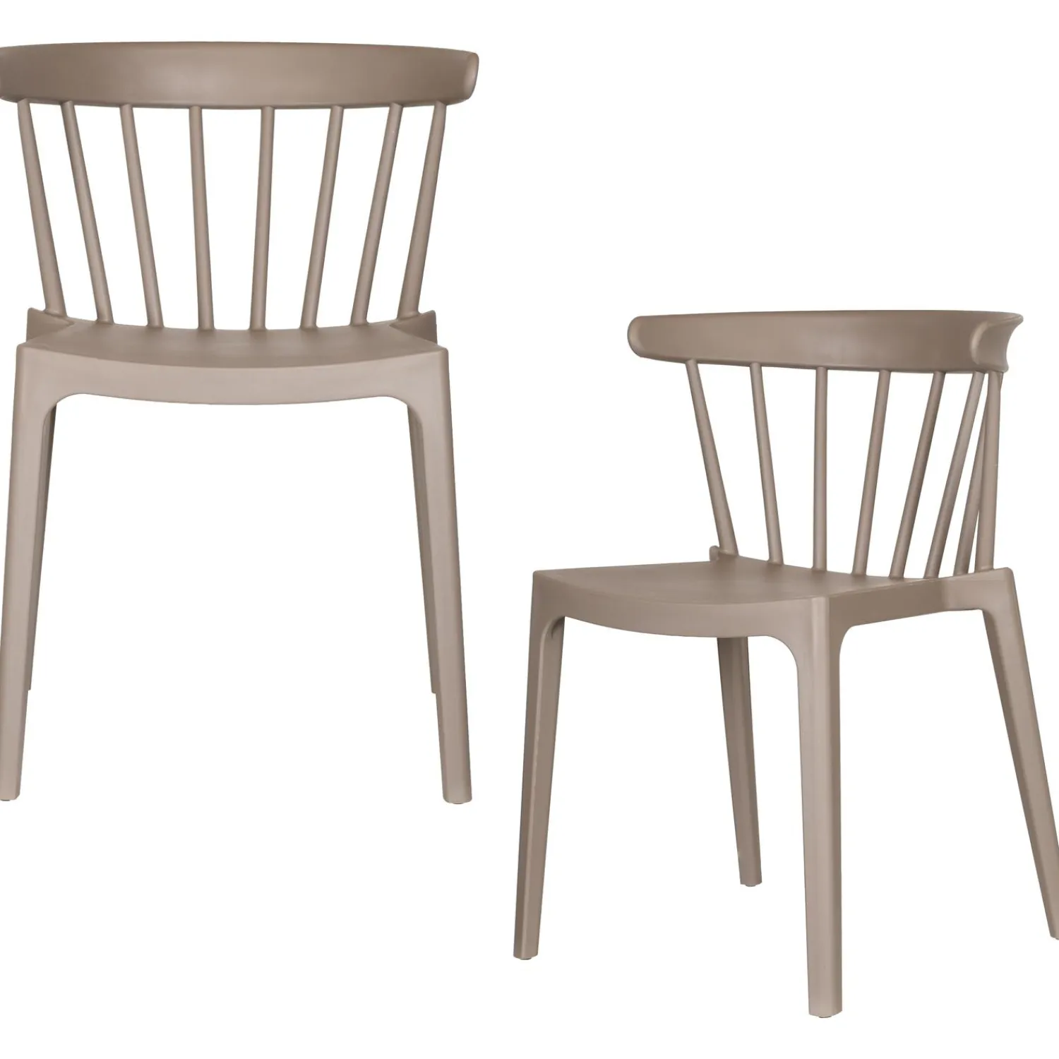 New WOOOD Bliss tuinstoel met spijlen kunststof Taupe