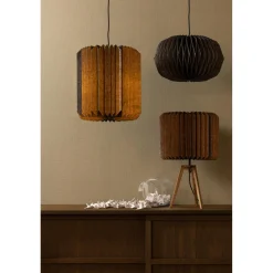 Sale WOOOD Bones tafellamp papier naturel/zwart