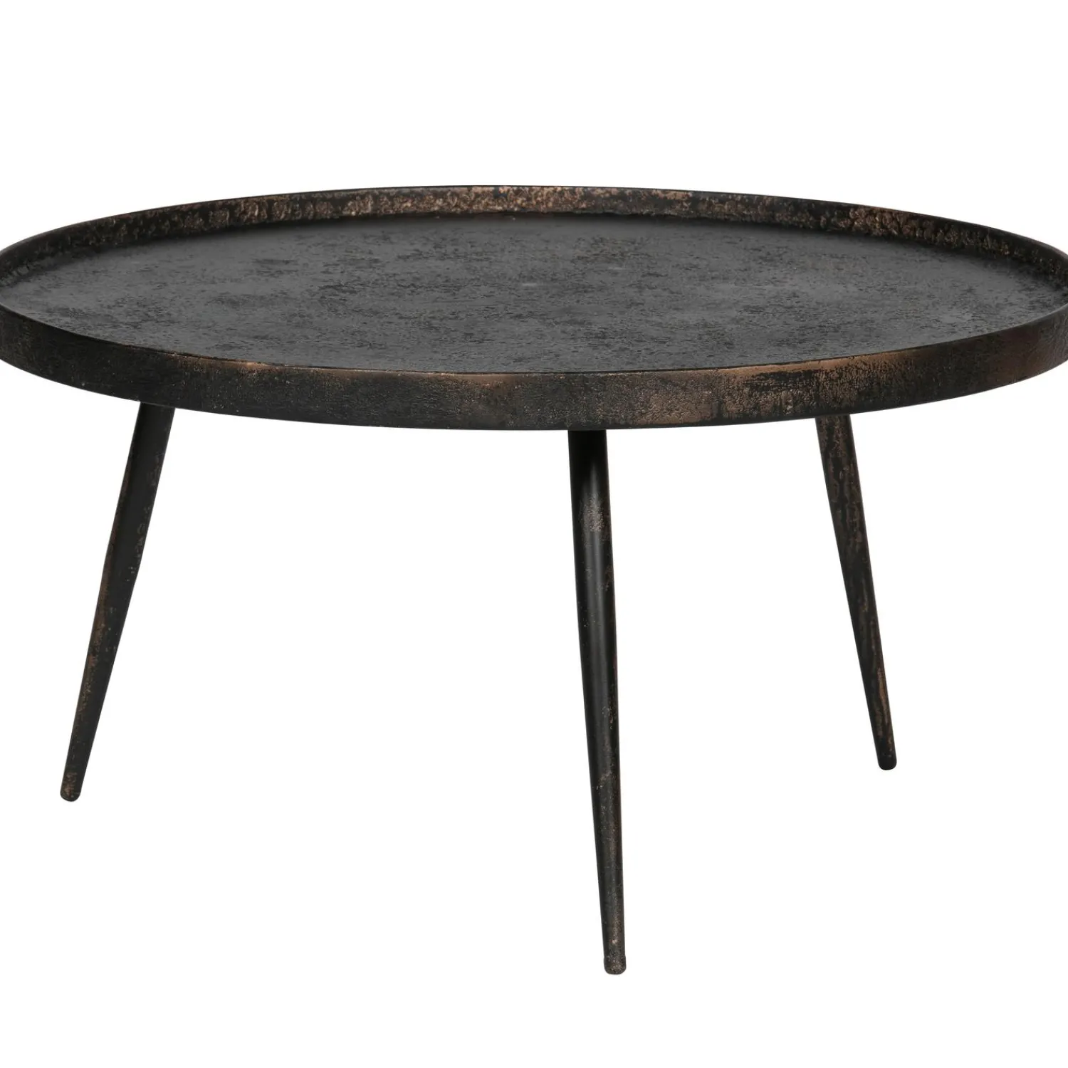 Online WOOOD Bounds bijzettafel XL hout/metaal 40xø76 cm Antique goud