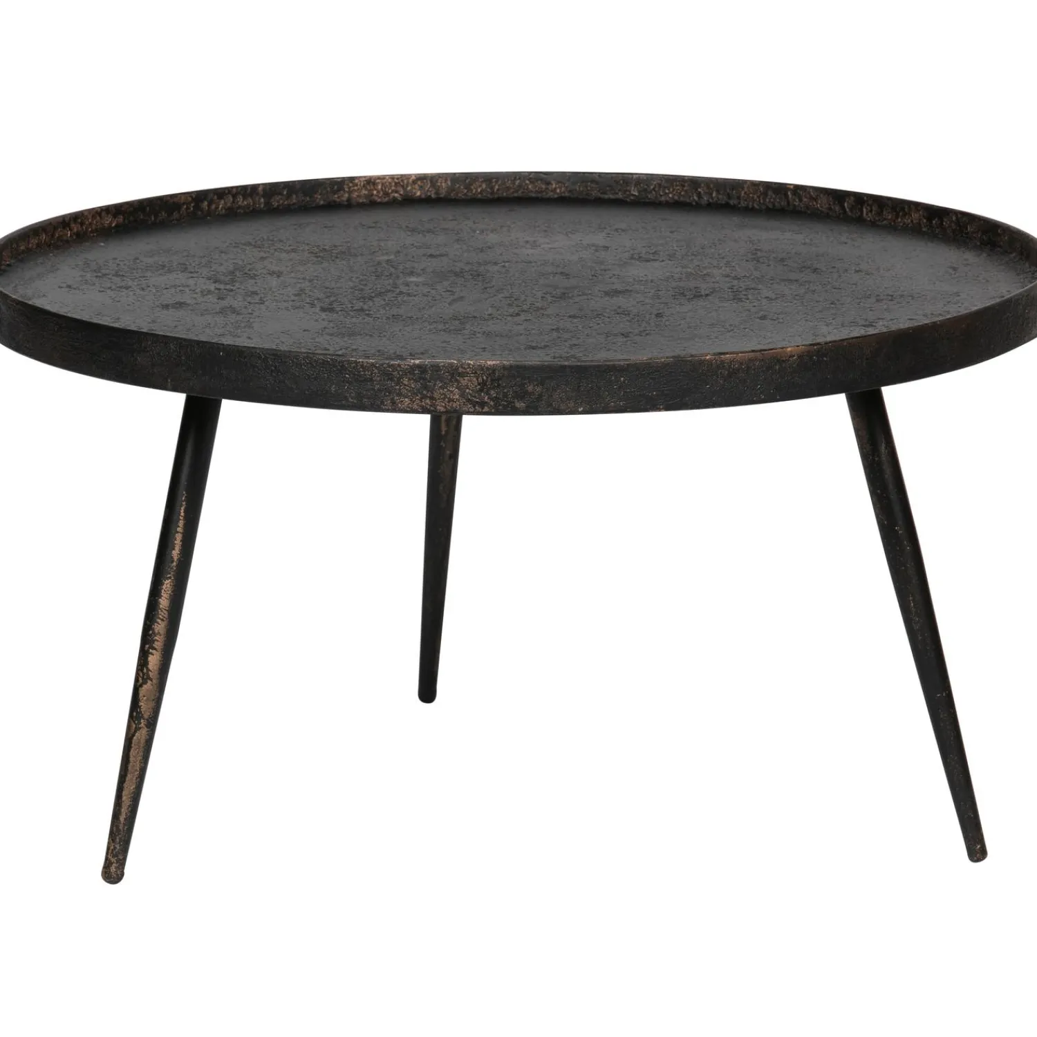 Online WOOOD Bounds bijzettafel XL hout/metaal 40xø76 cm Antique goud