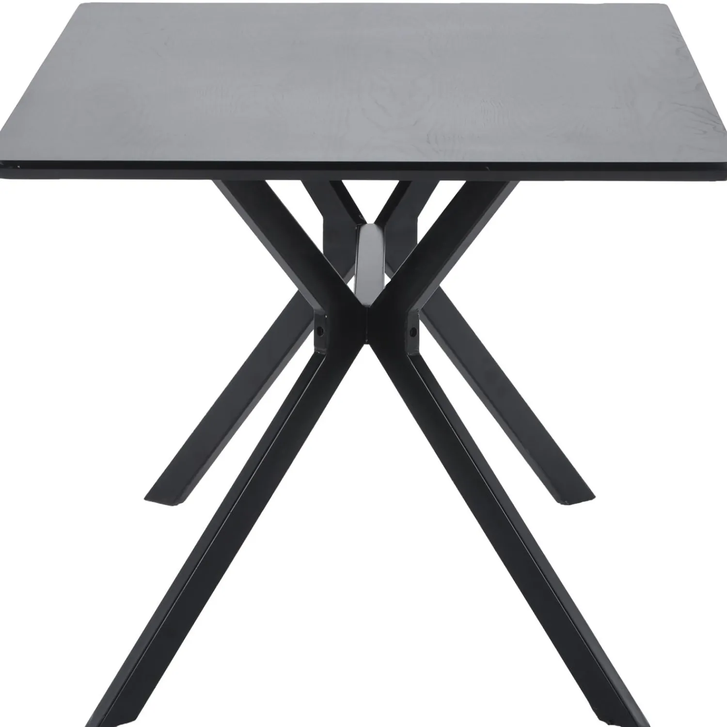 Hot WOOOD Bruno eettafel rechthoek mdf zwart 160x90 cm