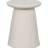 Discount WOOOD Button bijzettafel keramiek wit 45x35ø cm