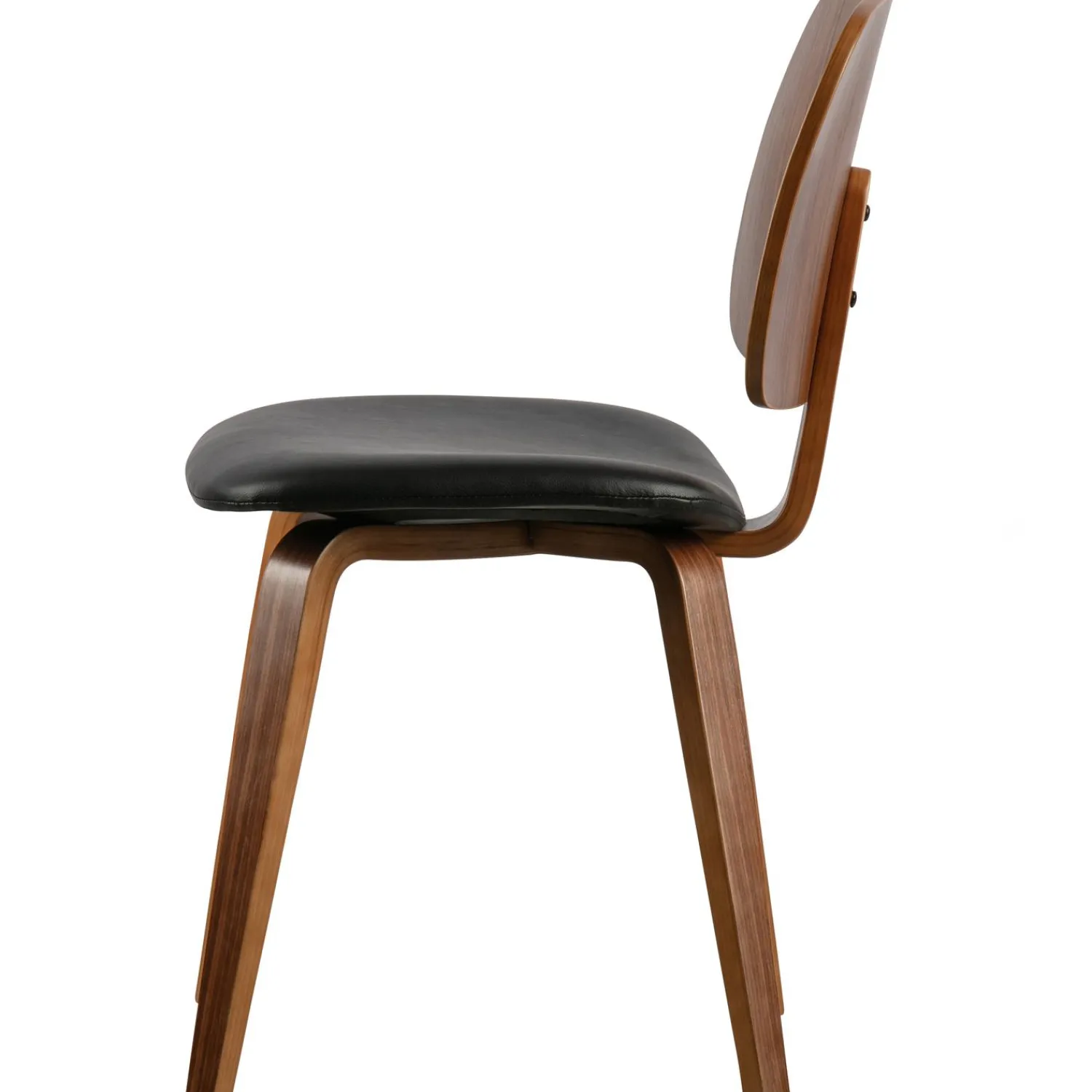 Sale WOOOD Classic eetkamerstoel zwart/walnoot