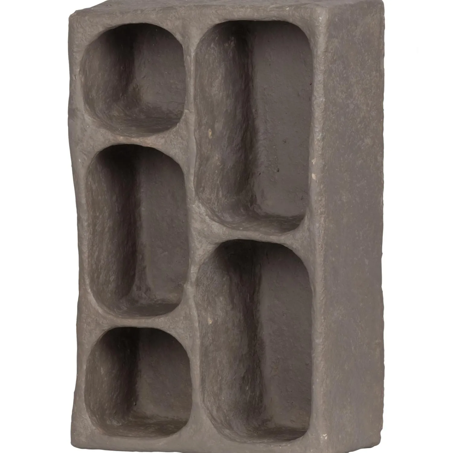 Sale WOOOD Clay wandkastje papier mache grijs