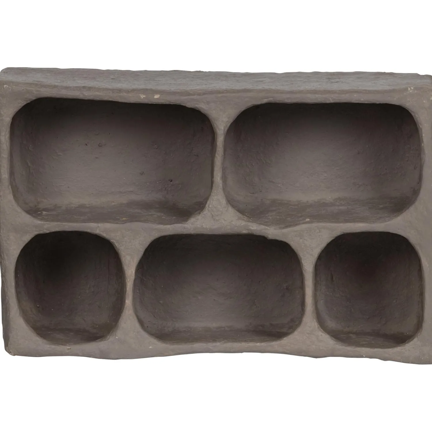 Sale WOOOD Clay wandkastje papier mache grijs