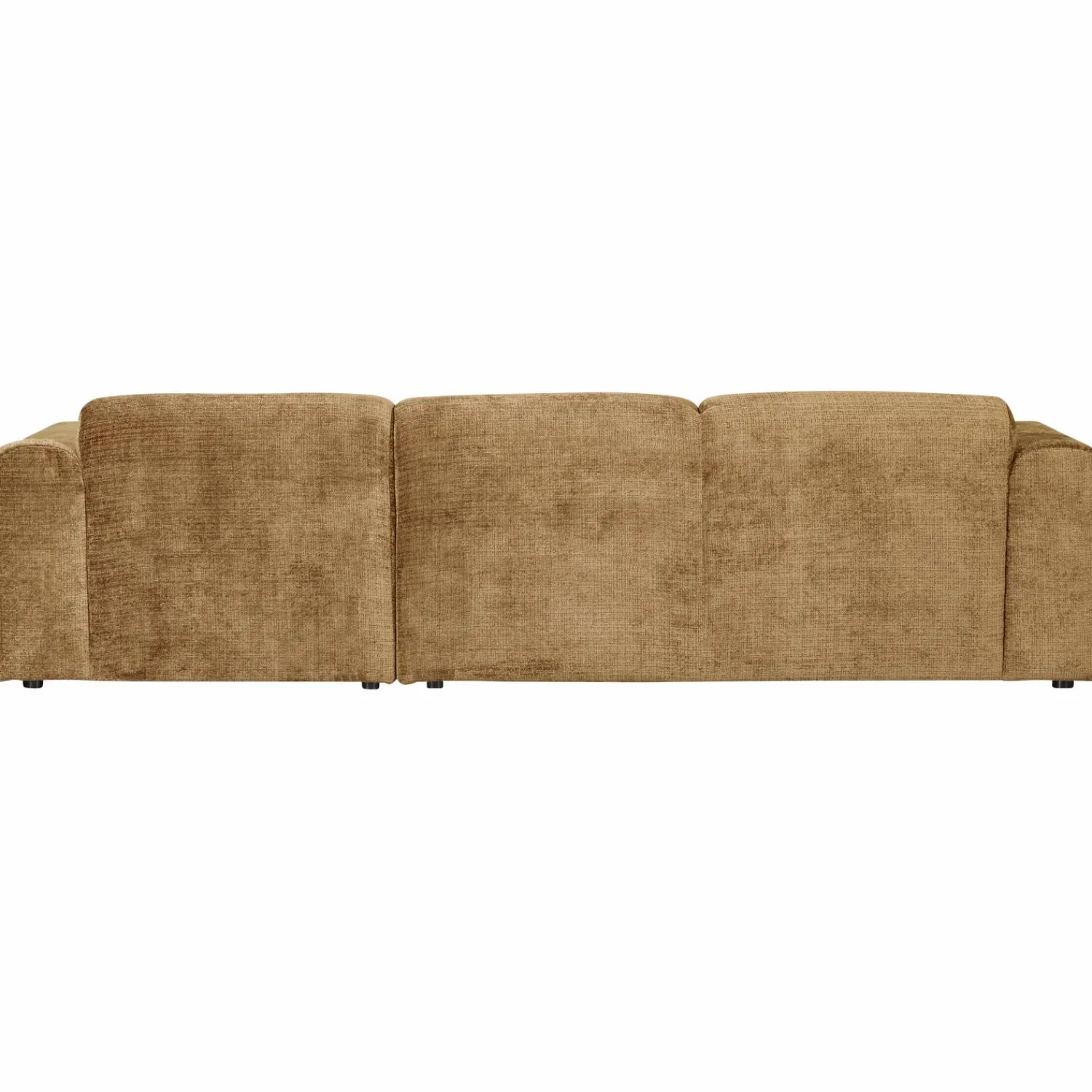 WOOOD Cloud chaise longue bank rechts chenille Honinggeel